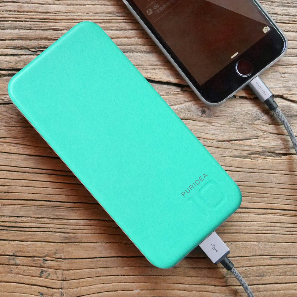 Powerbank Puridea S2 10000mAh Green & White Комплектація  Портативний зарядний пристрій