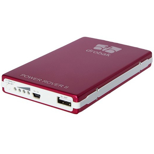 Powerbank DROBAK Power Rover-II 10000 mAh Li-Pol Red (602681) Ємність 10000