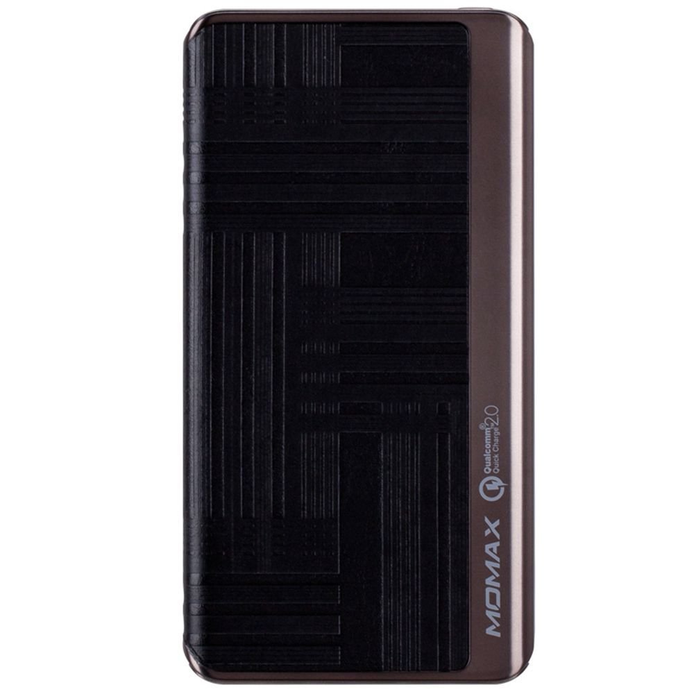 Powerbank MOMAX iPower Elite+ 8000mAh QC2.0 Emboss Black (IP52BD) Кількість USB 1