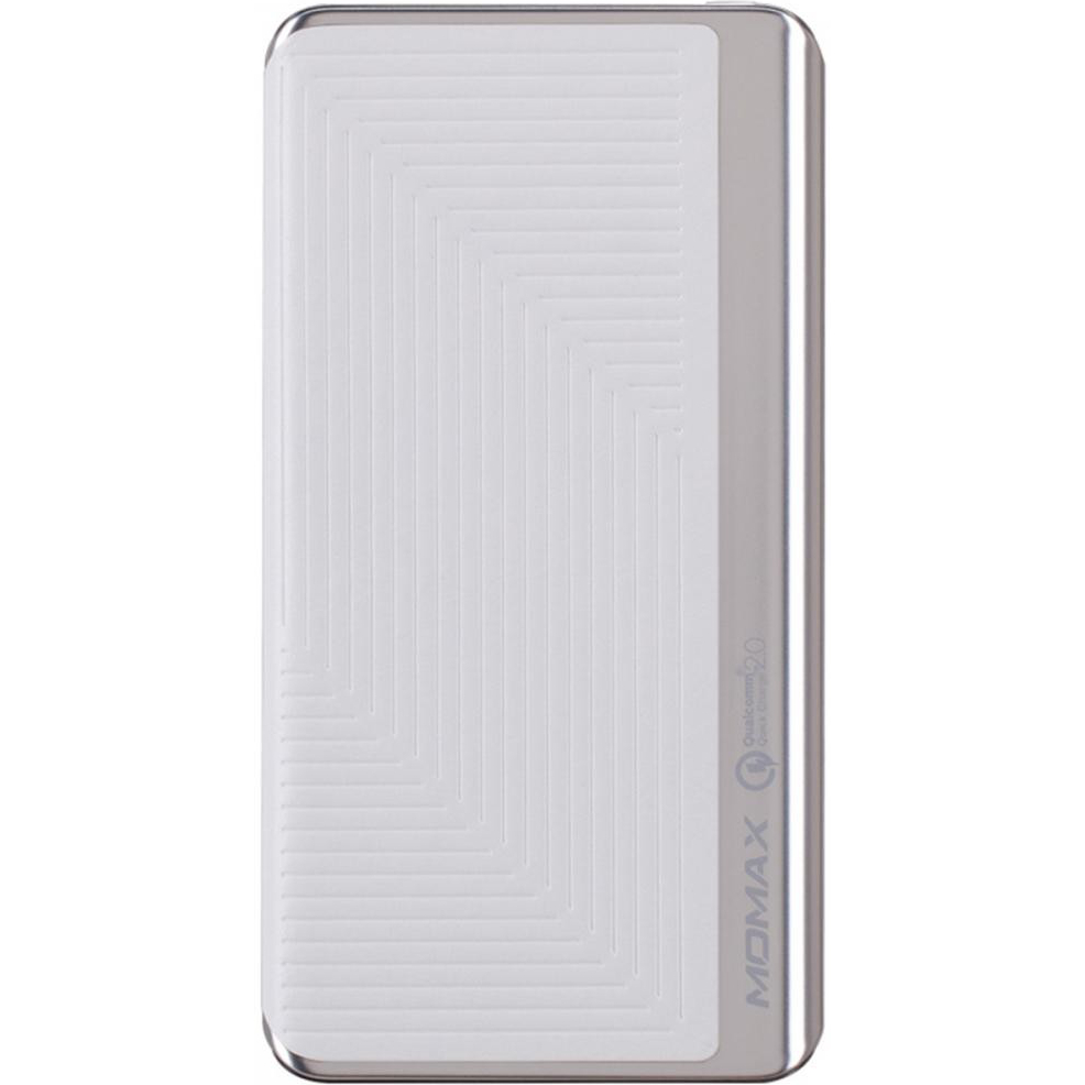 Powerbank MOMAX iPower Elite+ 8000mAh QC2.0 Emboss White (IP52BW)