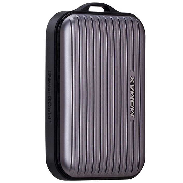 Powerbank MOMAX iPower GO Mini+ Luggage 10000mAh Grey (IP36AD2) Комплектация  GO-Link Micro USB cable