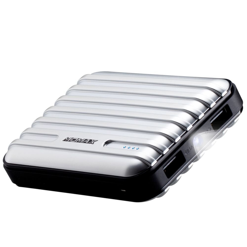 Powerbank MOMAX iPower GO+ Luggage 13200mAh Silver (IP24APS) Торгова марка MOMAX