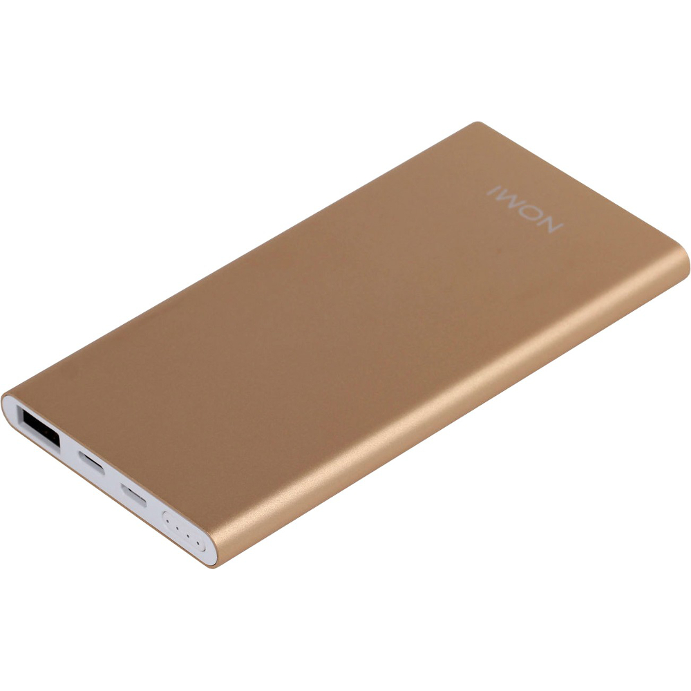 Powerbank NOMI E050 5000 mAh золотий (227739) Ємність 5000