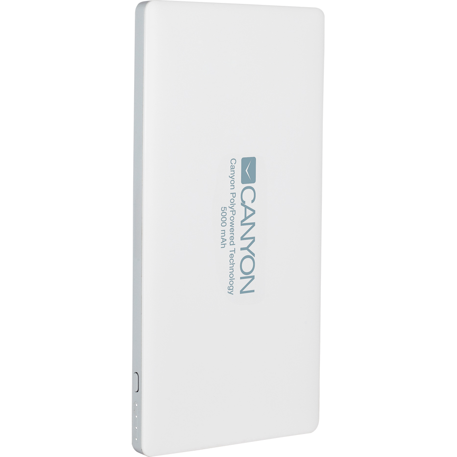 Powerbank CANYON 5000 mAh White (CNS-TPBP5W)