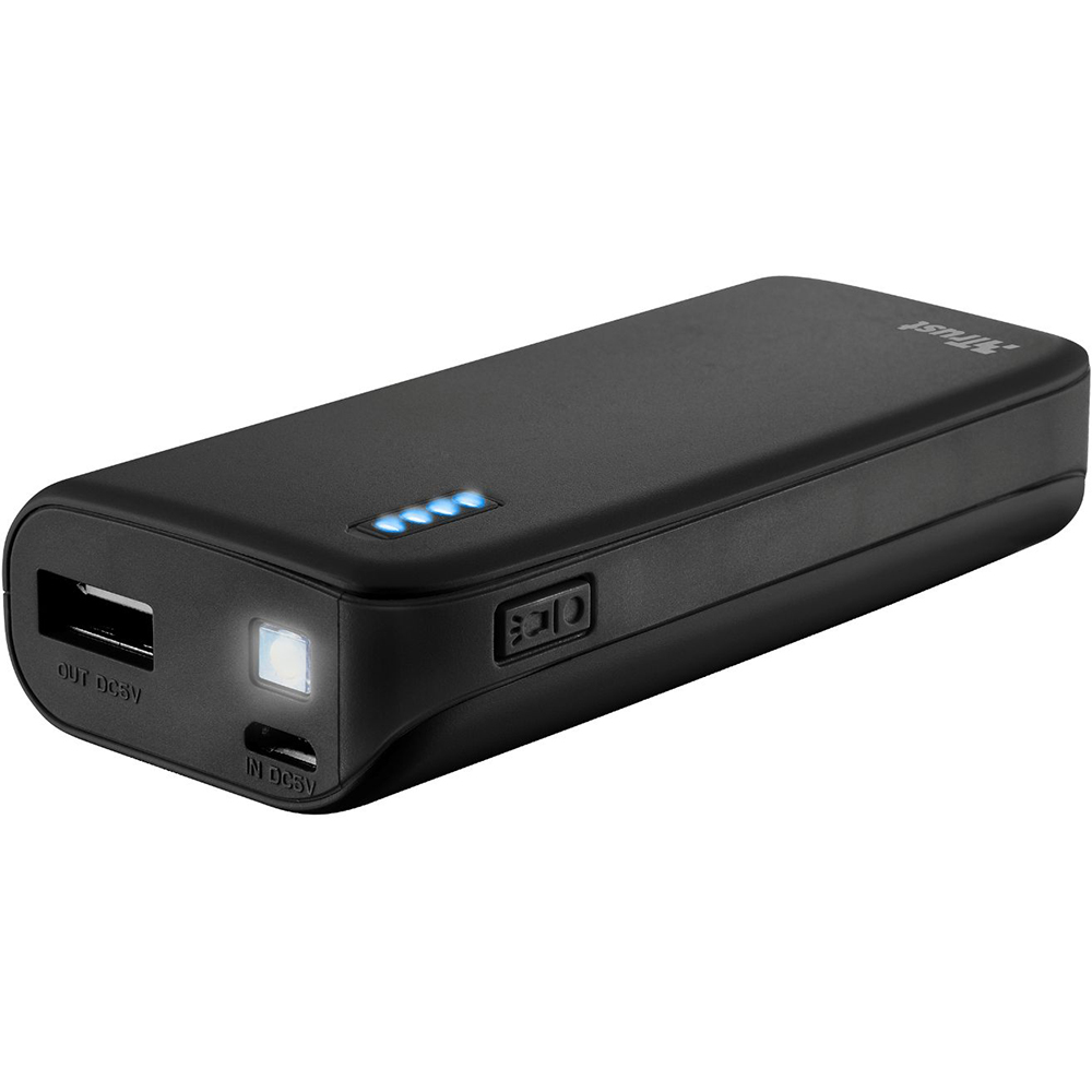 Powerbank TRUST Primo 4400 matte black (22135) Комплектация  кабель micro-USB для зарядки, руководство пользователя