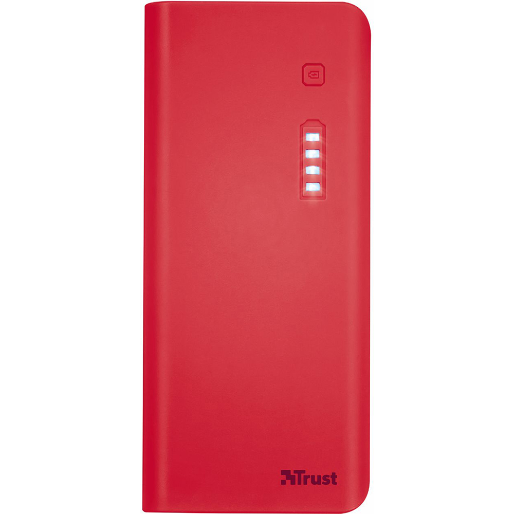 Powerbank TRUST Primo 10000 red (22073)