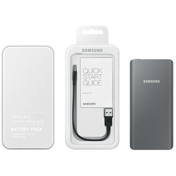 Замовити Powerbank SAMSUNG EB-P3020BSRGRU 5000 mAh ULC (Silver/Gray)