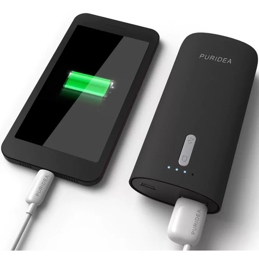 Powerbank PURIDEA C7 4000mAh Rubber Black Ємність 4000