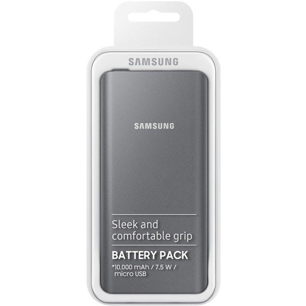 Powerbank SAMSUNG EB-P3000 10000 mAh Silver/Gray (EB-P3000BSRGRU) - в  интернет-магазине Фокстрот: цены, отзывы, характеристики | купить в Киеве,  Харькове, Днепропетровске, Одессе - Украина