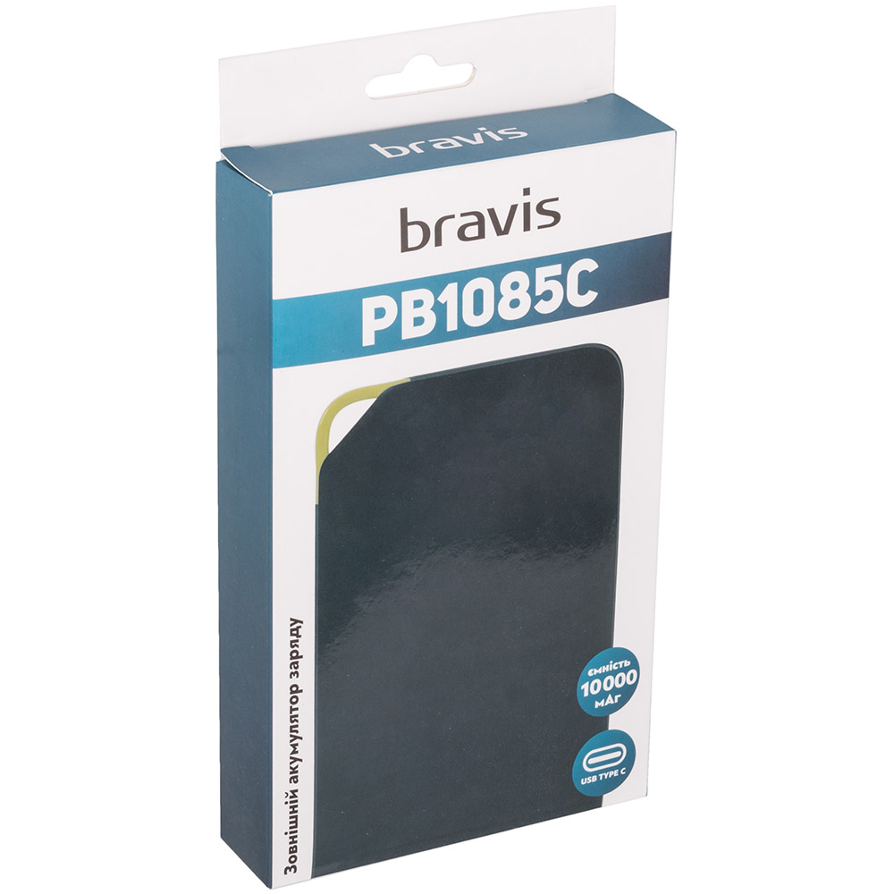 Замовити Powerbank BRAVIS PB1085C Black