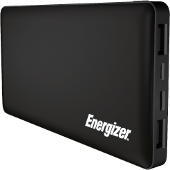 Powerbank ENERGIZER UE10015 10000 mAh Black Емкость 10000