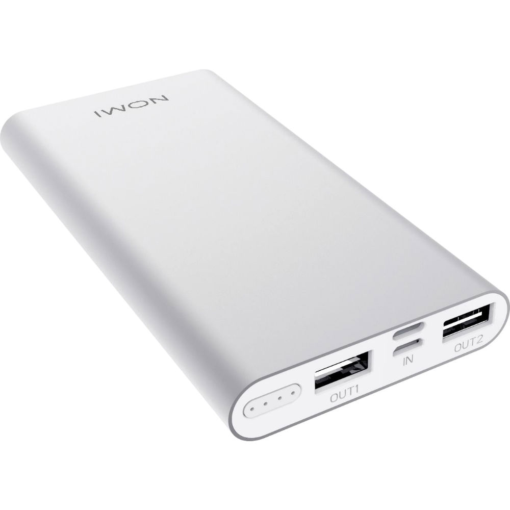 Powerbank NOMI E100 10000 mAh Silver