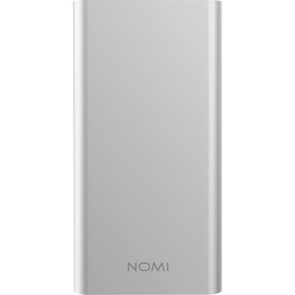 Powerbank NOMI E100 10000 mAh Silver Ємність 10000