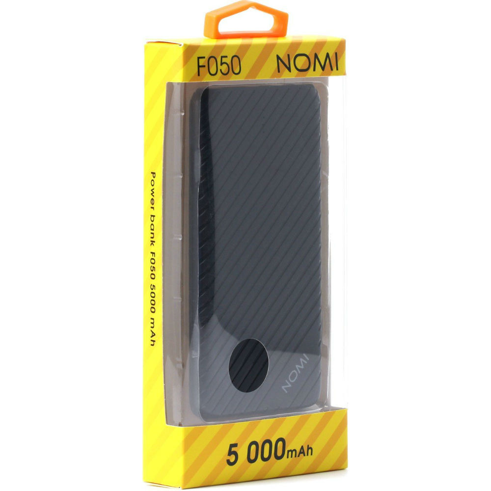 Powerbank NOMI F050 5000 mAh Blue Ємність 5000