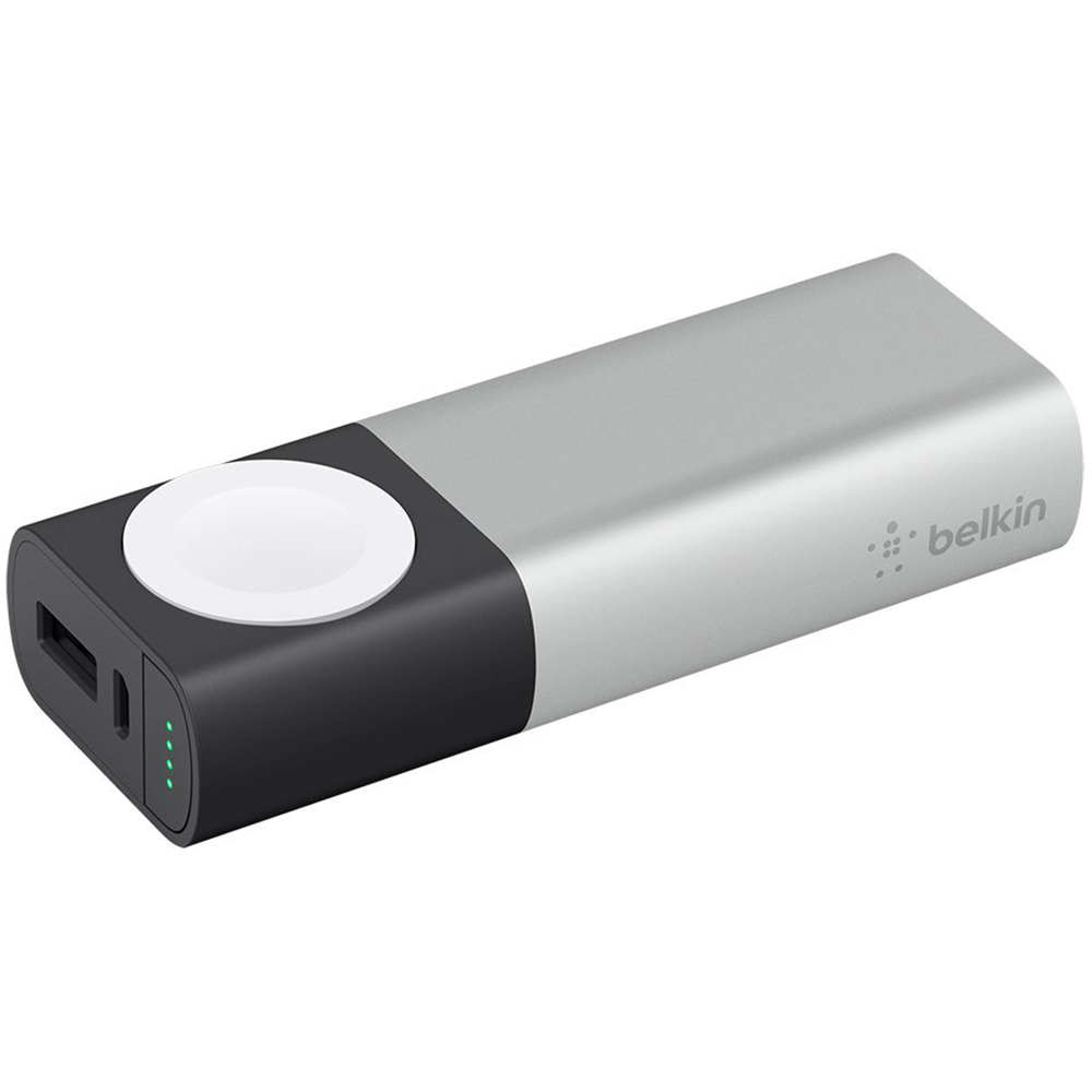 

Powerbank BELKIN для Apple Watch и iPhone 6700mAh (F8J201btSLV), для Apple Watch и iPhone 6700 мАч BL/Sl