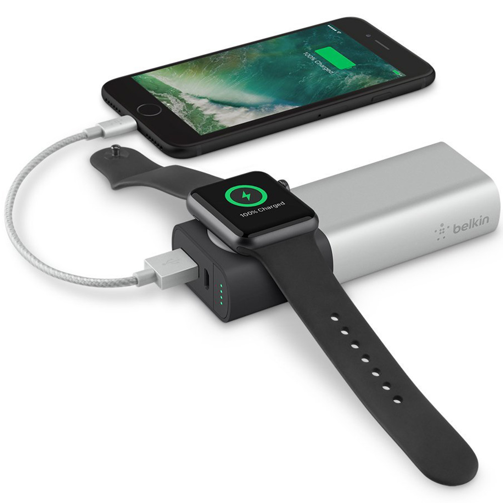 В Украине Powerbank BELKIN для Apple Watch и iPhone 6700mAh (F8J201btSLV)