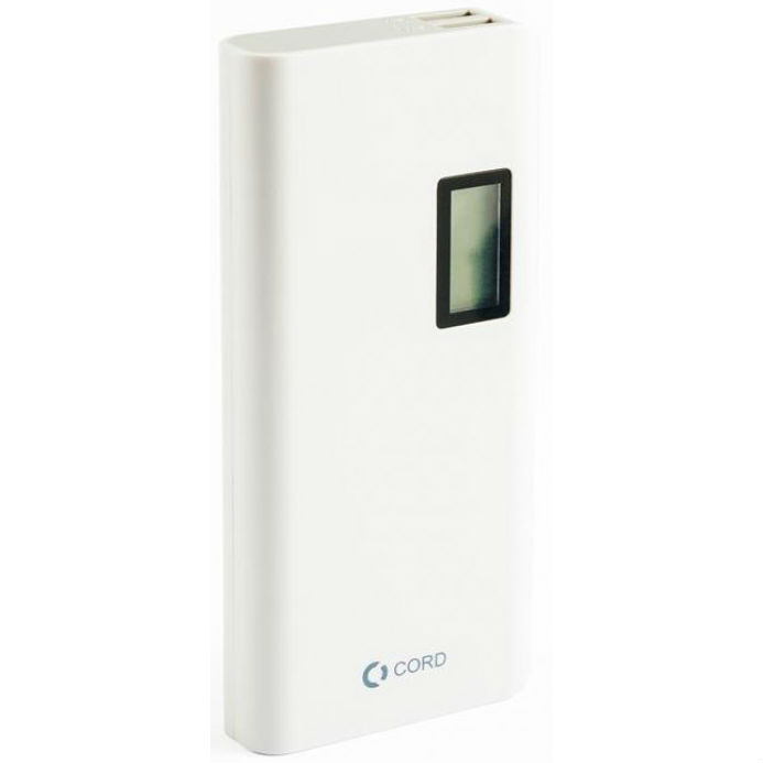 Powerbank CORD L-011 10000mAh White / Grey (00-00032830)