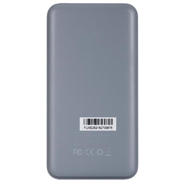 Зовнішній вигляд Powerbank ENERGIZER UE20022-20000 mAh Li-pol Blue-Grey (UE20022 (BG))