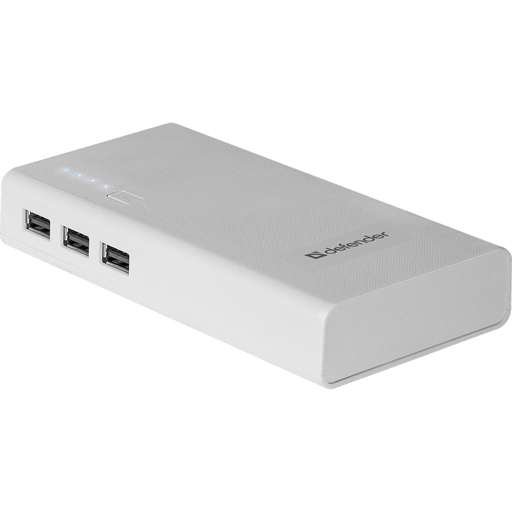 

Powerbank DEFENDER Lavita 10000E 10000 mAh White (83647), (83647)Lavita 10000E 2,1A