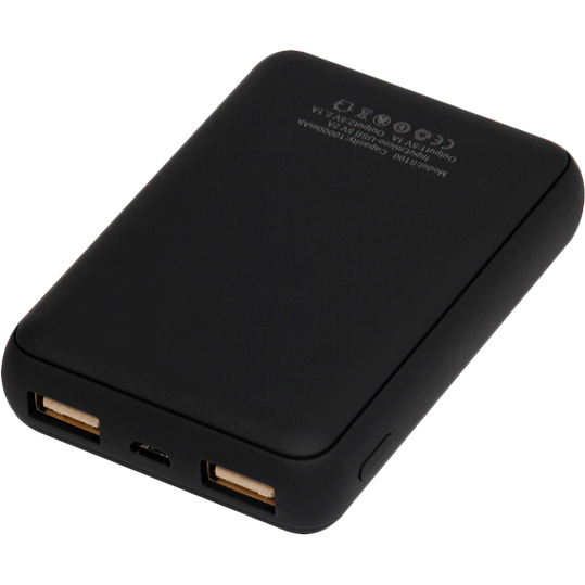 Powerbank NOMI S100 10000mAh Black Тип акумулятора Li-Pol