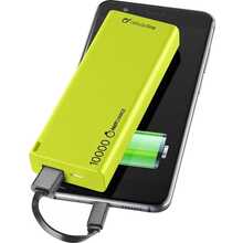 Powerbank CELLULARLINE Slim 10000 green (FREEPSLIM10000G)