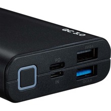 Powerbank CANYON Quick Charge 10000 mAh Black (CND-TPBQC10B)