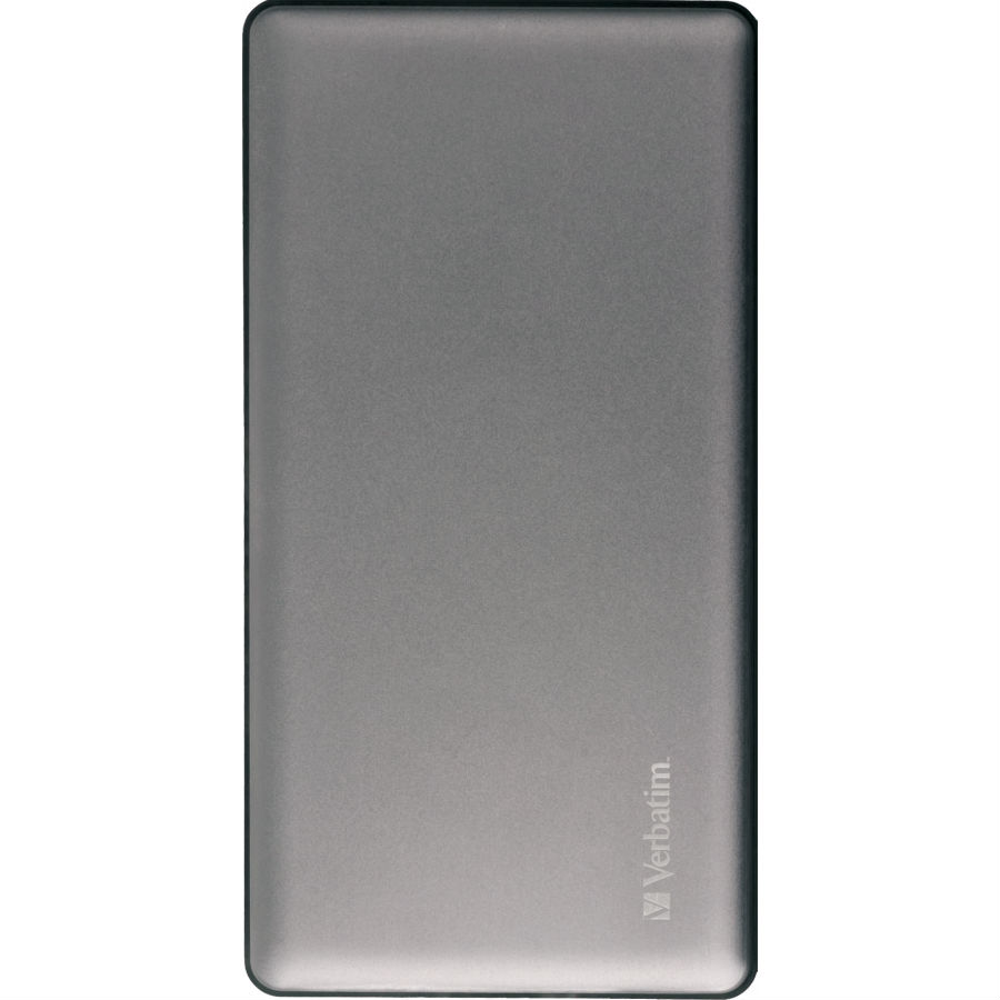 Powerbank VERBATIM 10000mAh SILVER METAL QC3 & USB-C (49576) Комплектація  Power Bank Quick Charge 3.0 та USB-C, кабель USB-A до Micro B, короткий посібник