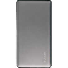 Powerbank VERBATIM 10000mAh SILVER METAL QC3 & USB-C (49576)