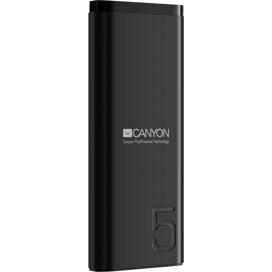 

Powerbank CANYON 5000 мAч Black (CNE-CPB05B), аккумулятор 5000 мAч (CNE-CPB05B)