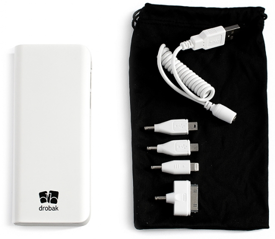 Powerbank DROBAK Power-13000 (Li-Pol/White) Торгова марка DROBAK