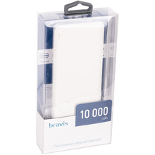 Powerbank BRAVIS PB1037 10000 mAh Type-C White