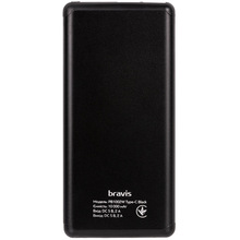 Powerbank BRAVIS PB1002W 10000 mAh Type-C Black
