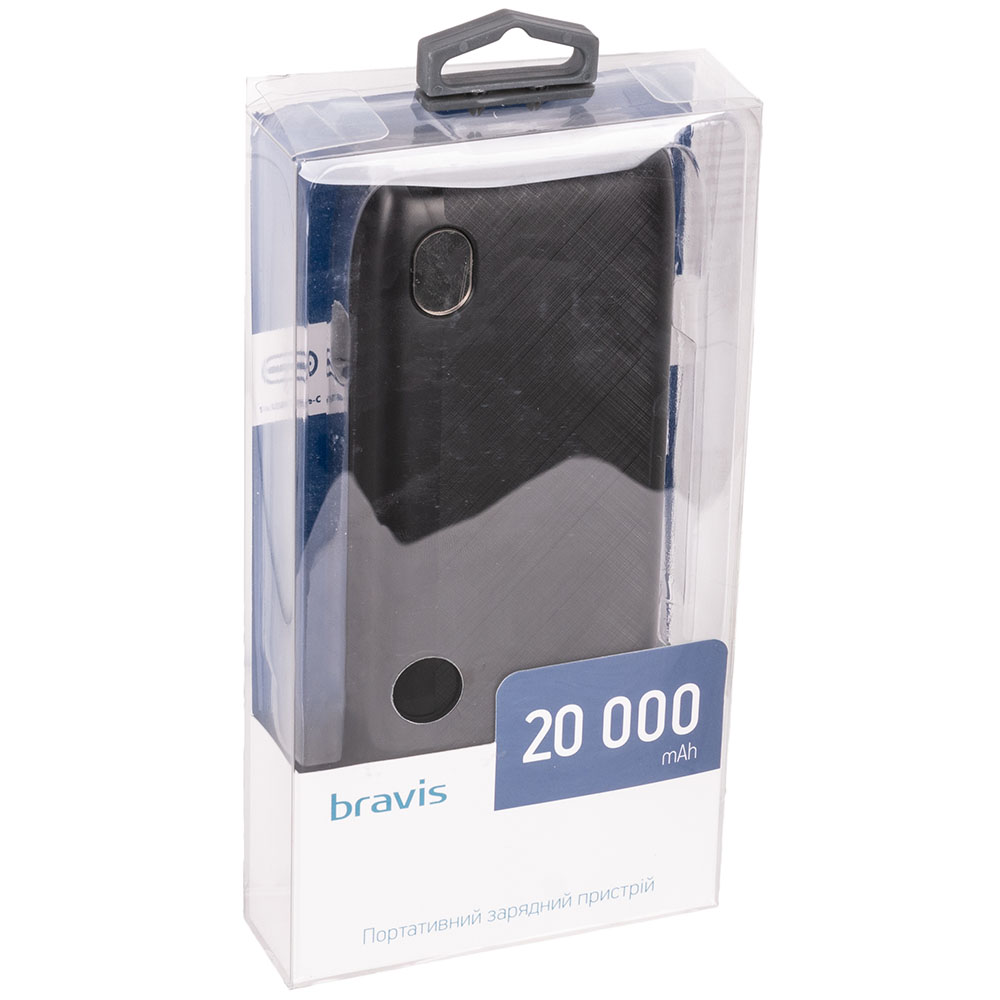 Покупка Powerbank BRAVIS PB2037 20000 mAh Type-C Black