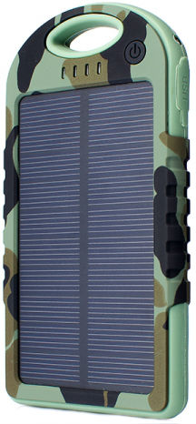 Powerbank DROBAK Solar Power-4000 (Li-Pol/Khaki)