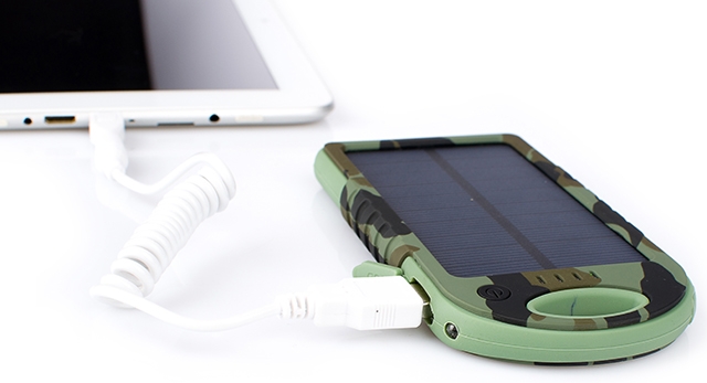 Powerbank DROBAK Solar Power-4000 (Li-Pol/Khaki) Ємність 4000