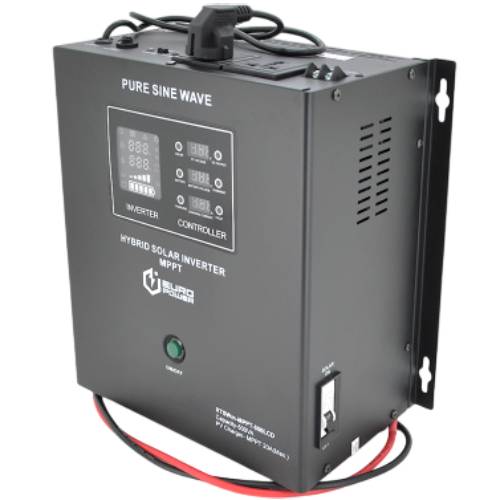 Гібридний інвертор EUROPOWER 300W 12V 20/40A MPPT 20/40А 15-75Vdc (RTSWm-MPPT-500LCD)