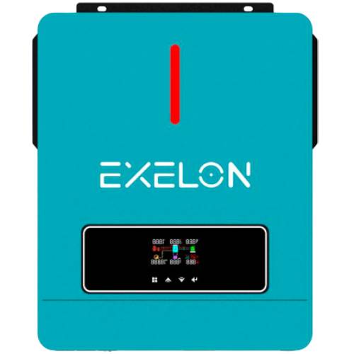 Гібридний інвертор EXELON ECP-6200/48 6200VA 48V 0-120A MPPT 60-450VDC 22A (YT-ECP-6200/48)