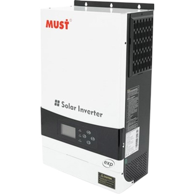 Гибридный инвертор MUST PV19-6048EXP, 6000W, 48V, 1-60А, 160-275V, MPPT (80А, 450 Vdc) Вес 14