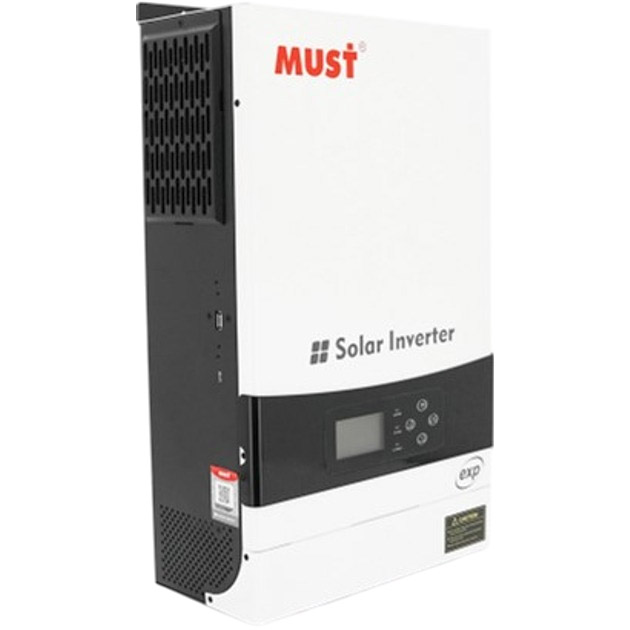 Гибридный инвертор MUST PV19-6048EXP, 6000W, 48V, 1-60А, 160-275V, MPPT (80А, 450 Vdc) Мощность 6000