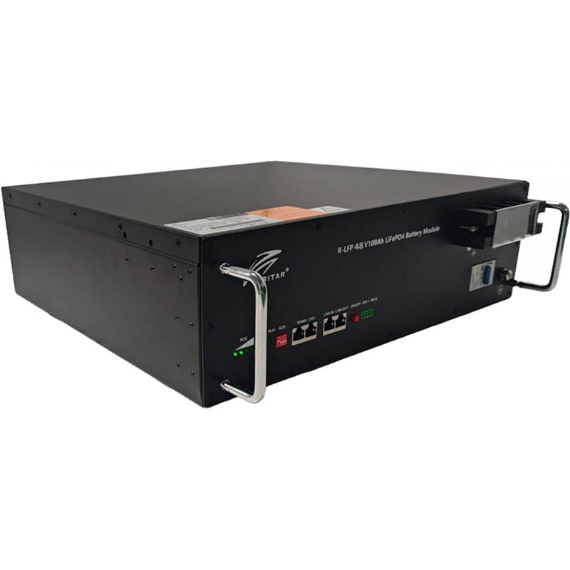 Акумулятор RITAR LiFePo4 48V 100 Ah (R-LFP48V100Ah) Габарити 44.2 х 40 х 13