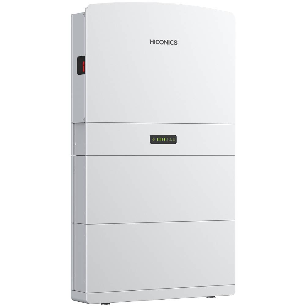 Автономная система резервного питания HICONICS HiEnergy-S 6kW 10.2kWh (HEC2-S6.10) Комплектация инвертор 1шт, батарея 2шт, блок управления BMS 1шт, подставка 1шт.