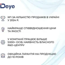 Інвертор DEYE SUN-20K-SG01HP3-EU-AM2 20кВт