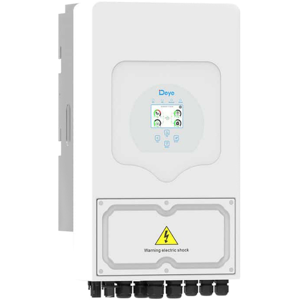 Гібридний інвертор DEYE SUN-6K 6kW 48V-battery 2 MPPT Wi-Fi 220V 1-ph (SUN-6K-SG03LP1-EU) Потужність 6000