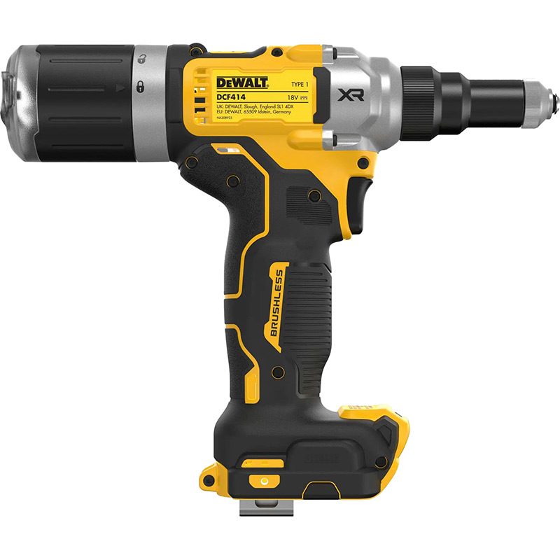 Заклепочник DEWALT DCF414NT Длина заклепки, мм  30