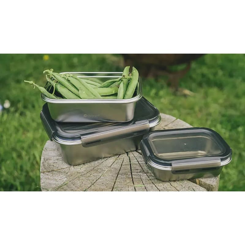 Набір контейнерів OUTWELL Camper Food Box Set 3 шт (651210) Матеріал нержавіюча сталь