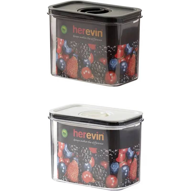 Контейнер HEREVIN Canister-Vacuum Lid-White-Black 1.2 л (161179-000)