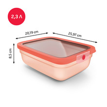 Контейнер TEFAL oneClick 2.3 л Orange (N1211410)