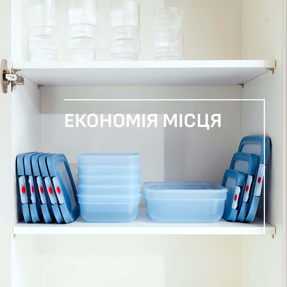 Замовити Набір контейнерів TEFAL OneClick 3шт по 0.5л Light Blue (N1230510)