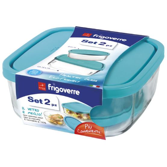 Набір контейнерів BORMIOLI ROCCO Frigoverre Classic 2шт Blue (390633SK5021990)