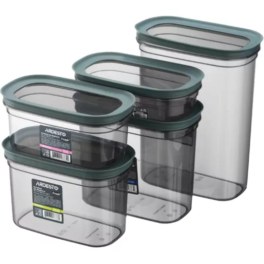 Контейнер ARDESTO Fresh 1л Gray (AR1308GG) Матеріал пластик